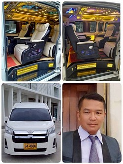 Smarttaxi-van โทร.085-5678674 บริการรถตู้Vip.8-9ที่นั่ง